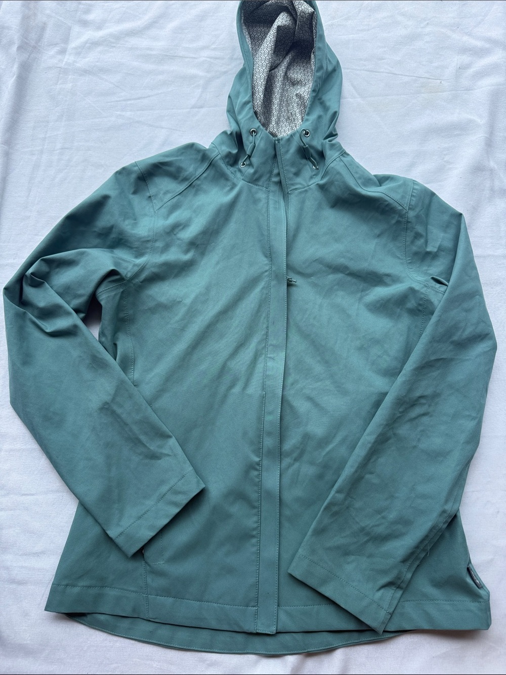 Free Country Teal Hooded Utility Jacket